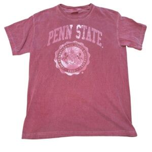 Penn State Distressed Comfort Colors Maroon T-Shirt M